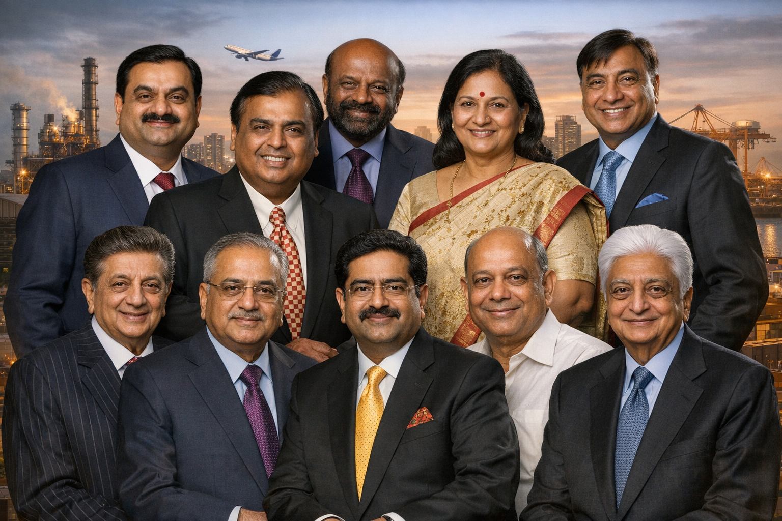 Top 10 Indian Billionaires in 2026 – Detailed Profiles of India’s Richest Business Leaders